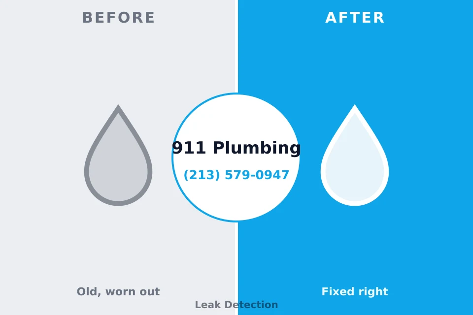 Before and after: plumbing repair Sans Souci, SC
